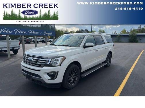 Star White Metallic Tri-Coat 2020 Ford Expedition Max Limited