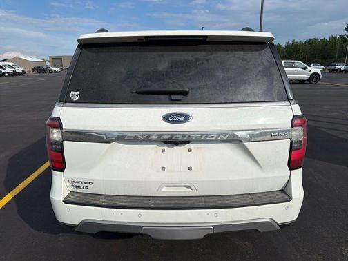 Star White Metallic Tri-Coat 2020 Ford Expedition Max Limited