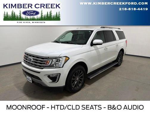 Star White Metallic Tri-Coat 2020 Ford Expedition Max Limited