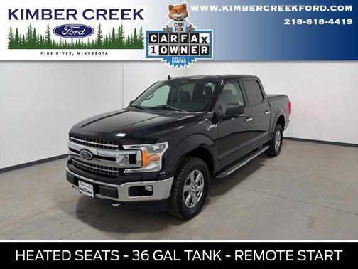 Agate Black Metallic 2019 Ford F-150 XLT