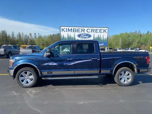 Blue 2018 Ford F-150 XLT