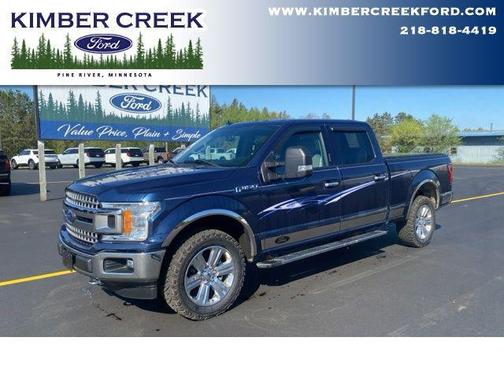 Blue 2018 Ford F-150 XLT