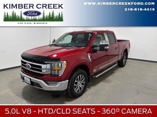 Rapid Red Metallic Tinted Clearcoat 2022 Ford F-150 Lariat