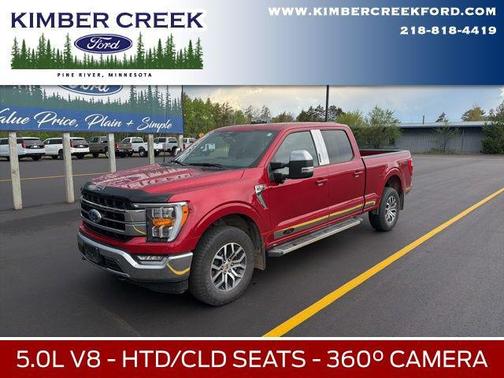 Rapid Red Metallic Tinted Clearcoat 2022 Ford F-150 Lariat