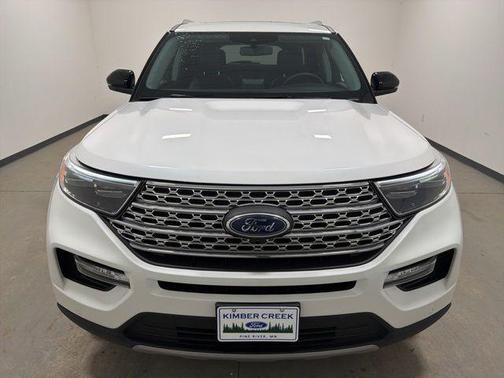 Star White Metallic Tri-Coat 2024 Ford Explorer Limited