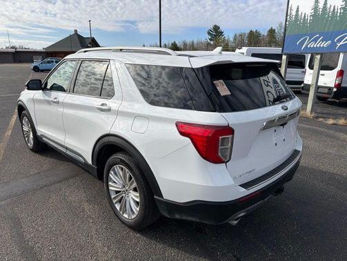 Star White Metallic Tri-Coat 2024 Ford Explorer Limited