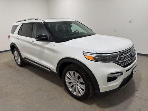 Star White Metallic Tri-Coat 2024 Ford Explorer Limited