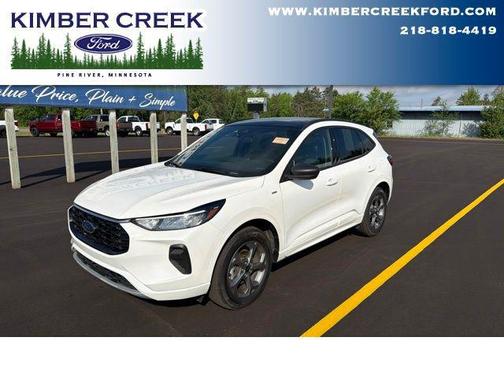 Star White Metallic Tri-Coat 2024 Ford Escape ST-Line
