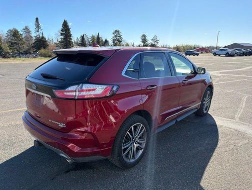 Ruby Red Metallic Tinted Clearcoat 2019 Ford Edge Titanium