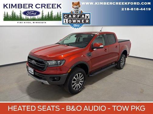 Hot Pepper Red Metallic Tinted Clearcoat 2022 Ford Ranger LARIAT