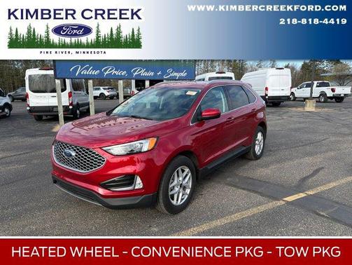 Rapid Red Metallic Tinted Clearcoat 2024 Ford Edge SEL