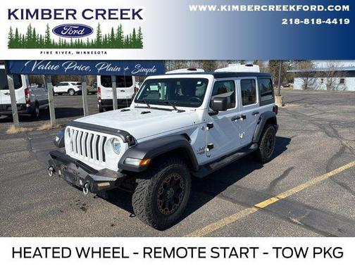 Bright White Clearcoat 2018 Jeep Wrangler Unlimited Sport
