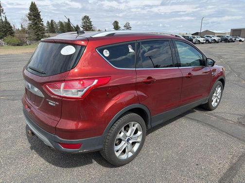 White Platinum Metallic Tri-Coat 2015 Ford Escape Titanium