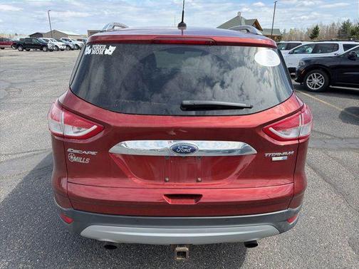 White Platinum Metallic Tri-Coat 2015 Ford Escape Titanium