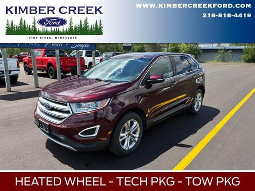 Burgundy Velvet Metallic Tinted Clearcoat 2018 Ford Edge Titanium