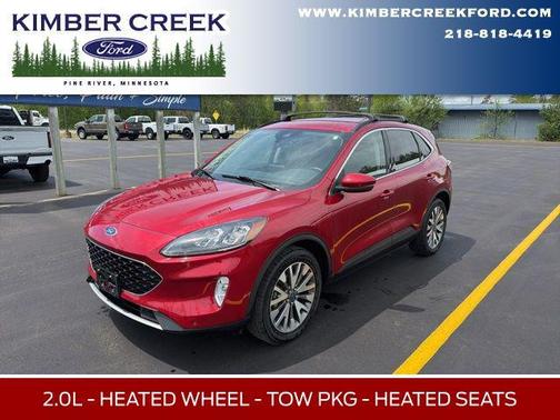 Rapid Red Metallic Tinted Clearcoat 2020 Ford Escape Titanium