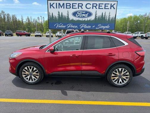 Rapid Red Metallic Tinted Clearcoat 2020 Ford Escape Titanium
