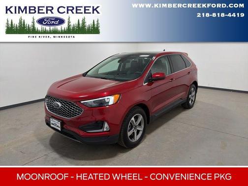 Rapid Red Metallic Tinted Clearcoat 2024 Ford Edge SEL