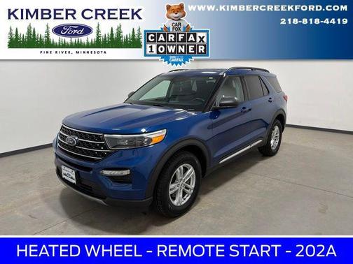 Atlas Blue Metallic 2023 Ford Explorer XLT