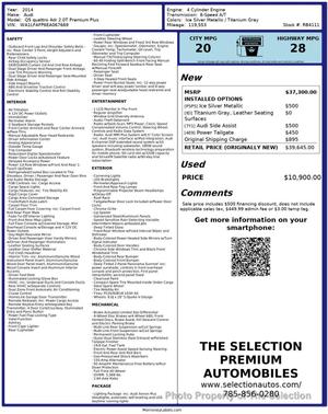 2014 Audi Q5 2.0T Premium Plus