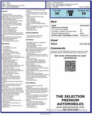 2018 Honda Accord EX-L