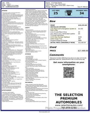 2019 Subaru Legacy 2.5i Limited