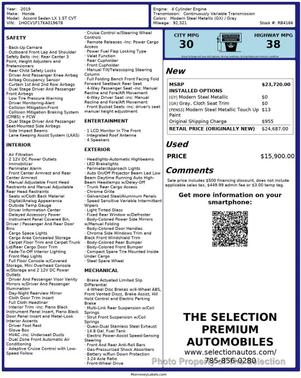 2019 Honda Accord LX