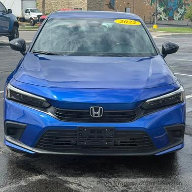 Aegean Blue Metallic 2022 Honda Civic Sport