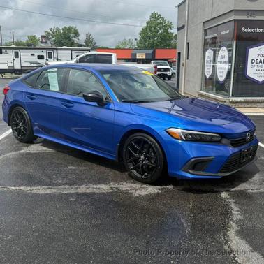 Aegean Blue Metallic 2022 Honda Civic Sport