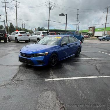 Aegean Blue Metallic 2022 Honda Civic Sport