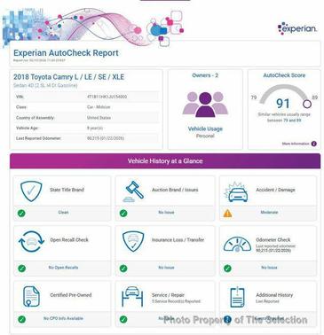 2018 Toyota Camry SE