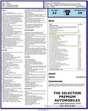 2019 Cadillac XT4 Sport