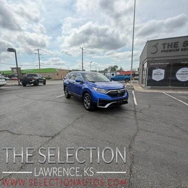 Aegean Blue Metallic 2021 Honda CR-V AWD EX-L