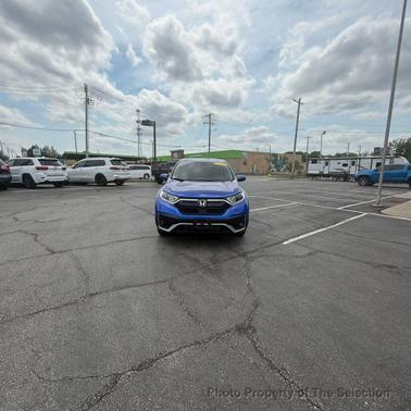 Aegean Blue Metallic 2021 Honda CR-V AWD EX-L