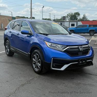 Aegean Blue Metallic 2021 Honda CR-V AWD EX-L