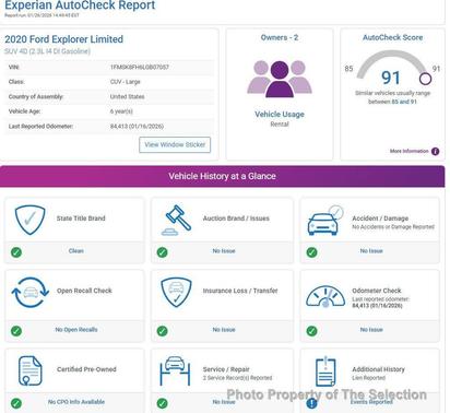 2020 Ford Explorer Limited