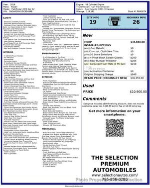 2016 Nissan Pathfinder SL