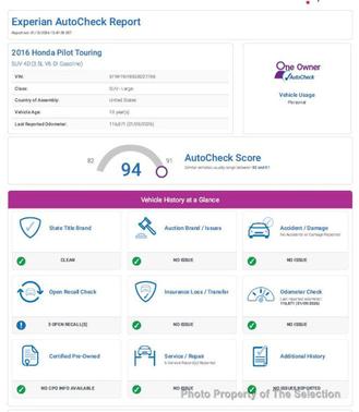 2016 Honda Pilot Touring