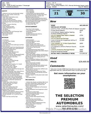 Crystal White Metallic 2020 Volvo XC90 T6 Inscription