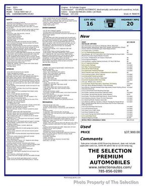 2021 Chevrolet Tahoe LT