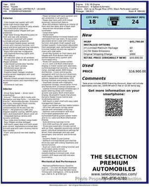 2015 Toyota Highlander Limited Platinum