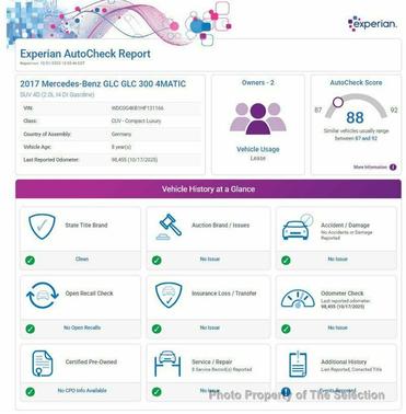 2017 Mercedes-Benz GLC 300 4MATIC