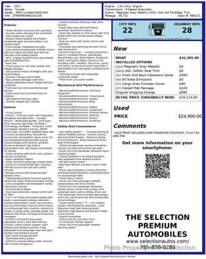 Magnetic Gray Metallic 2017 Toyota RAV4 Limited