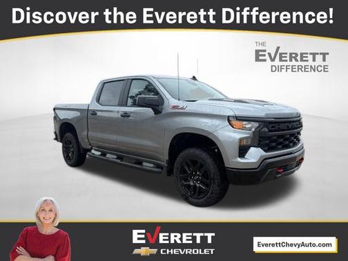 Sterling Gray Metallic 2026 Chevrolet Silverado 1500 Custom Trail Boss