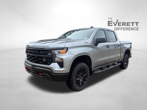 Sterling Gray Metallic 2026 Chevrolet Silverado 1500 Custom Trail Boss