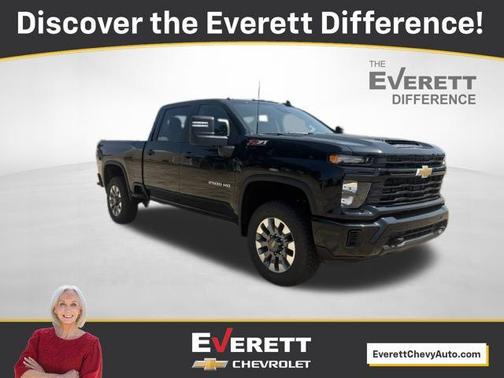 Black 2026 Chevrolet Silverado 2500 Custom