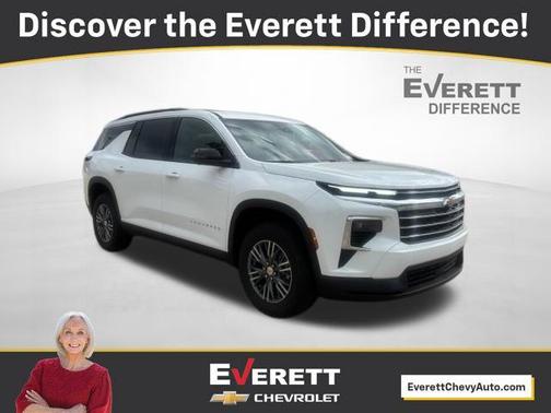 Summit White 2026 Chevrolet Traverse LT