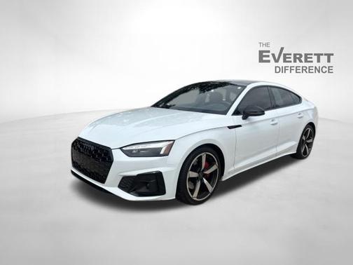 Glacier White Metallic 2023 Audi A5 Sportback 45 S Line Premium Plus
