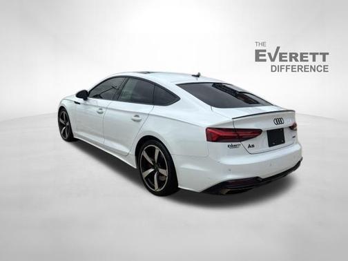 Glacier White Metallic 2023 Audi A5 Sportback 45 S Line Premium Plus