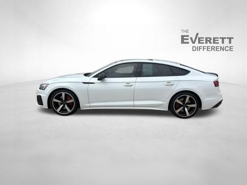 Glacier White Metallic 2023 Audi A5 Sportback 45 S Line Premium Plus